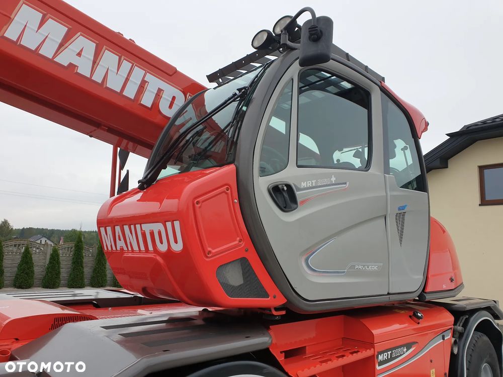 Manitou MRT Roto 2150+Privilege kosz/wciągarka/widły/pilot sprowadzona piękny stan - 12