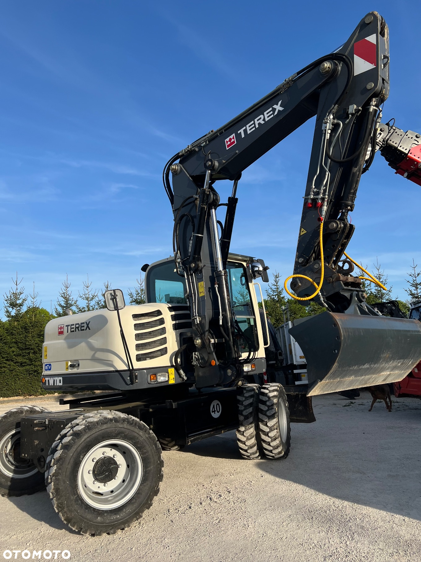 Terex Koparka kołowa TEREX TW110 3x łamane ramię TRIOLE BOOM wersja SPEED 4x4x4 2biegowa 40km/h 1 wł kpl dokumentów KLIMATYZACJA 11ton 4xoś skrętna TW 110  centr smarowanie Cat 313 DEUTZ Volvo Schaeff Jcb - 37