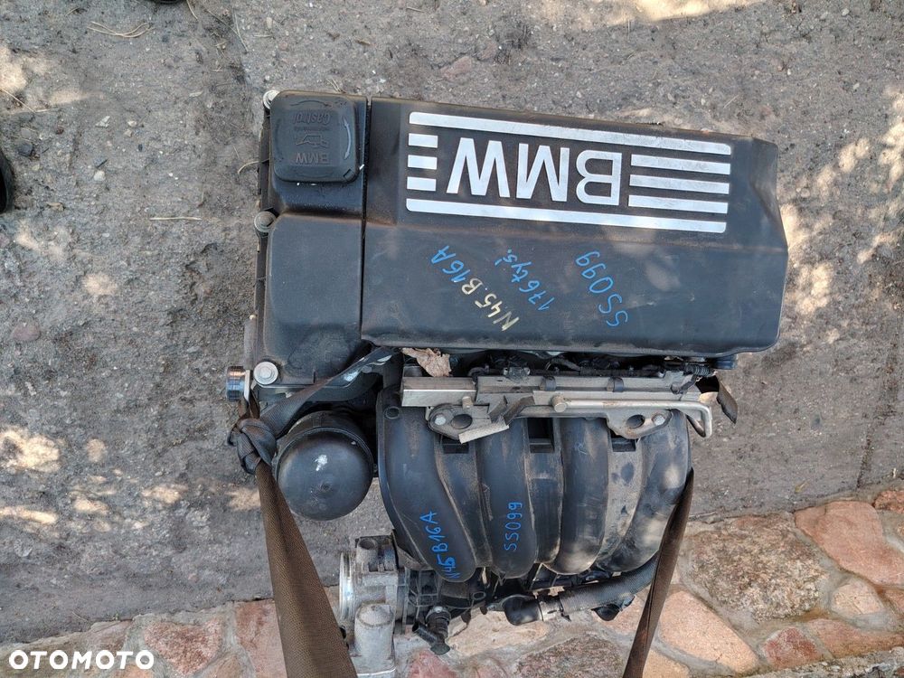 BMW  1 E87 N45B16A SILNIK   BENZYNA  176 Tyś. PRZEBIEG - 10