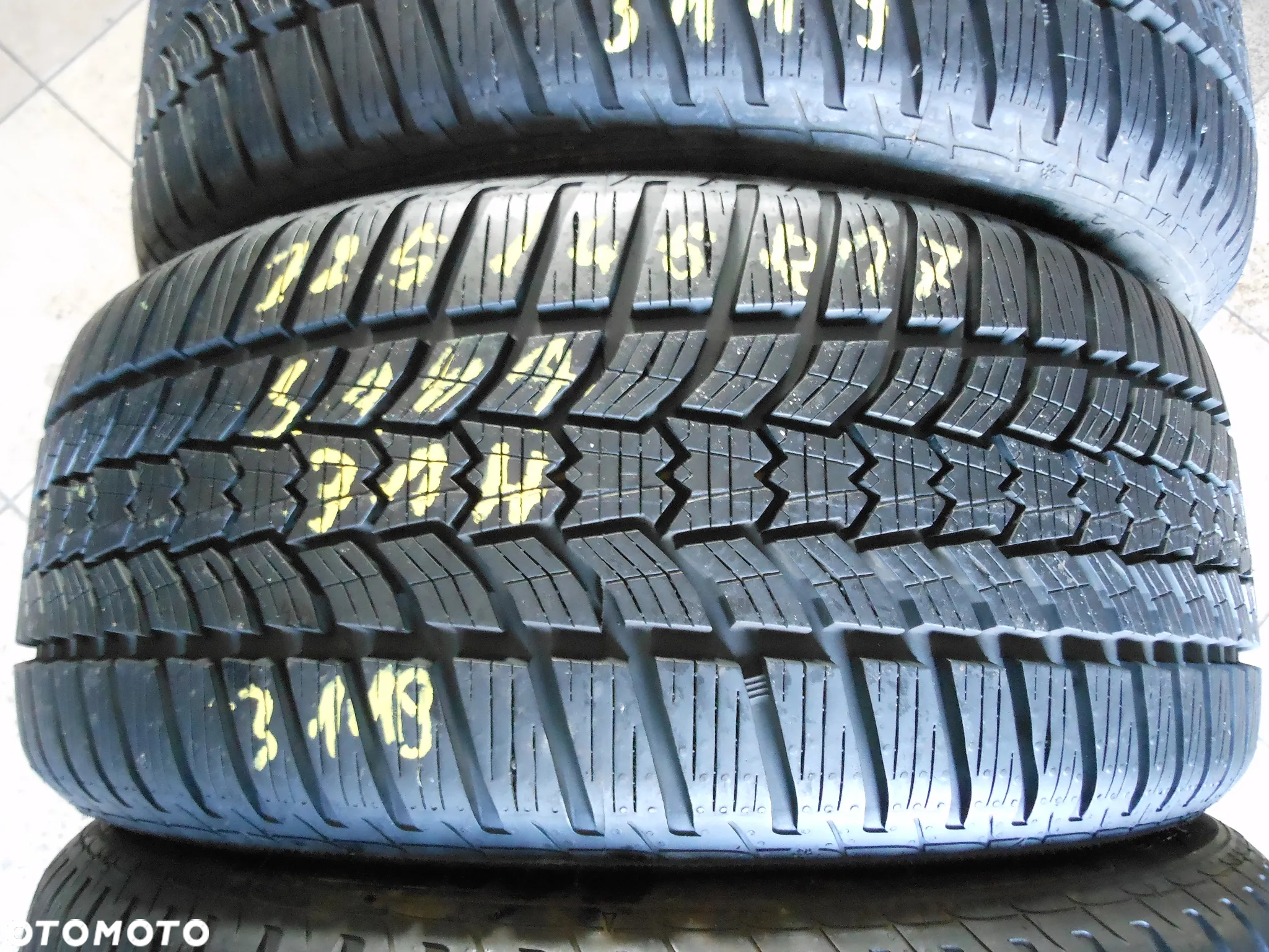 Opony 225/45r17 sava eskimo hp 2 2x7,3mm 2x8mm komplet zima - 3