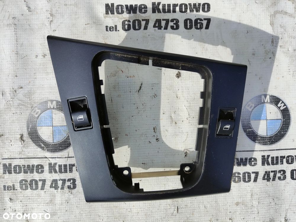 BMW E46 Panel ramka przełączników szyb czarna - 3