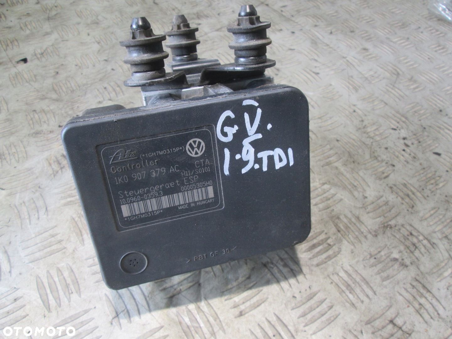 POMPA ABS VW GOLF V 5 TOURAN I SKODA OCTAVIA II 2 1K0907379AC - 1