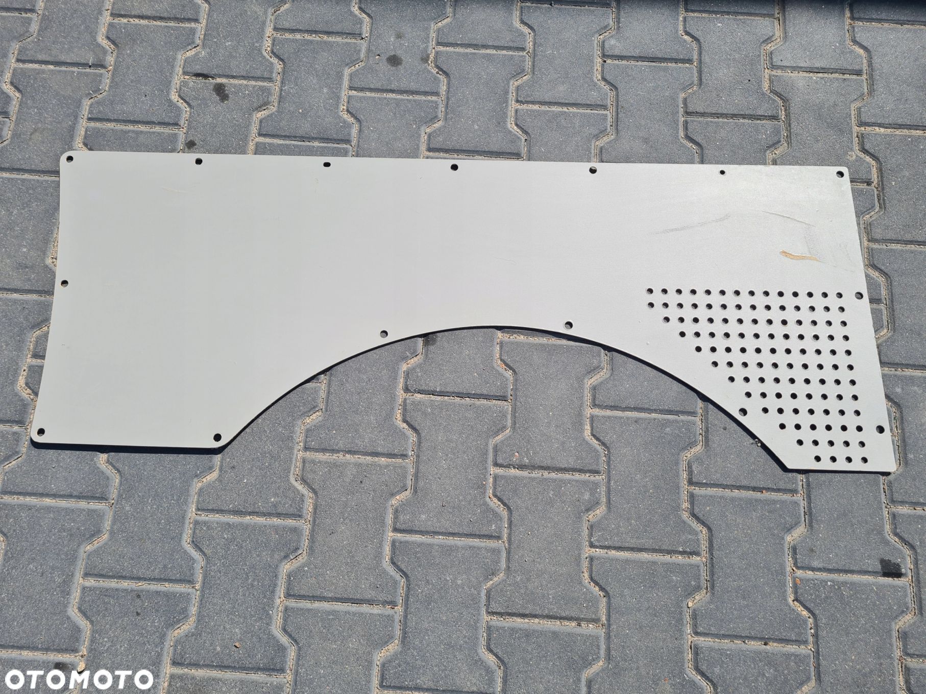 VW T6 LONG płyta dykta tapicerka osłona nadkola prawy tył SZARA 7H3867406 - 1