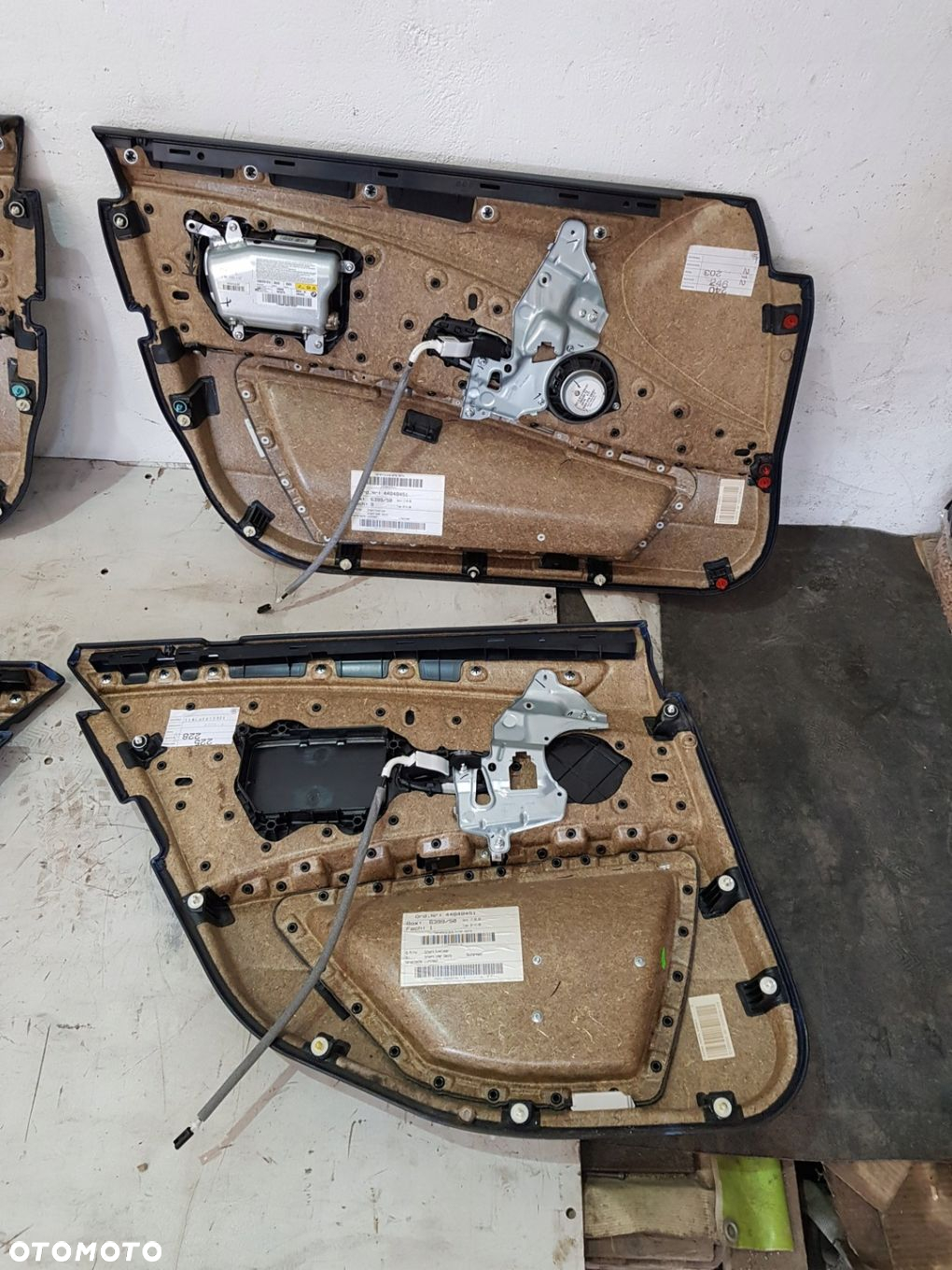BOCZKI TAPICERKA DRZWI SKÓRA BMW E61 LCI EUR KOMPLET - 12