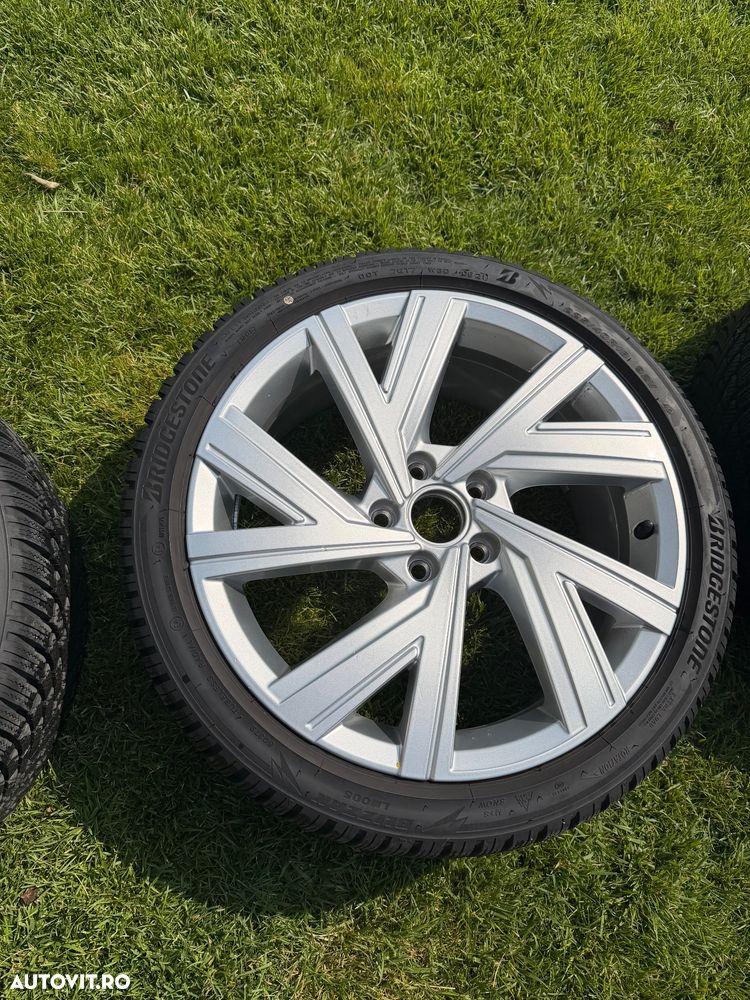 Roti cu jante R18 GOLF GTI model BERGAMO cu cauciucuri iarna - 4