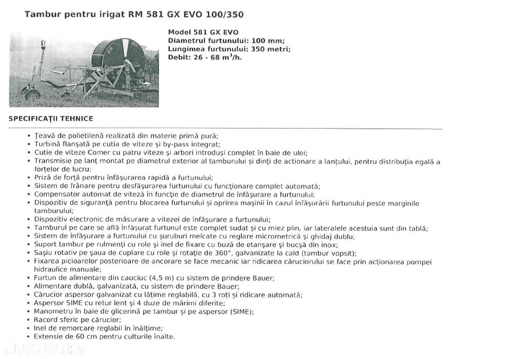Alta Tambur RM 581 GX EVO 100/350 - 5