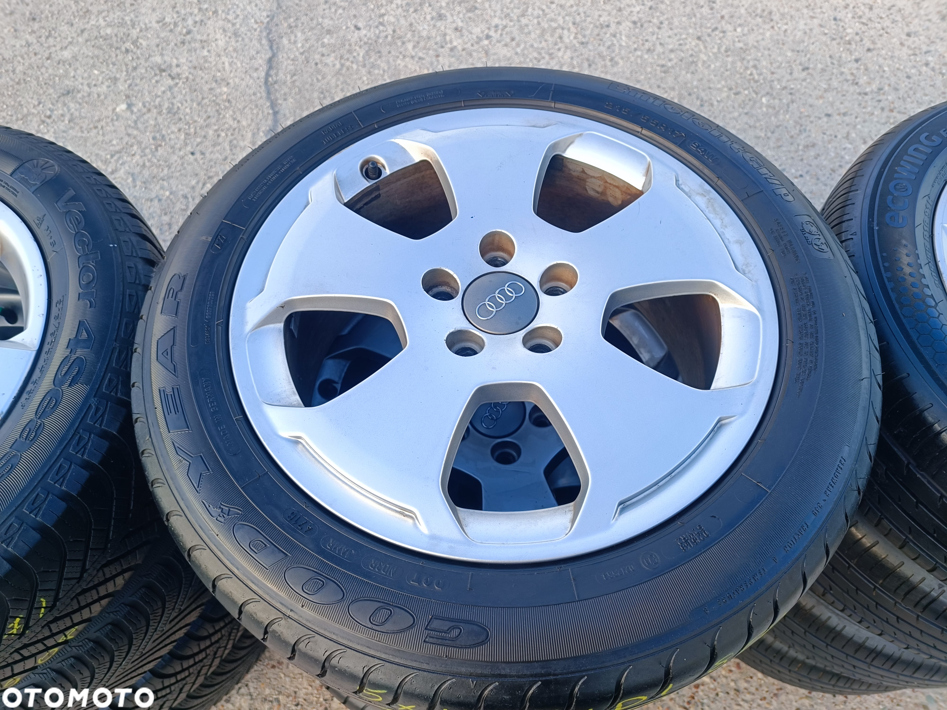 5x112 Felgi Aluminiowe Alufelgi 17 Koła Letnie Lato AUDI 8P0 8P 8V Seat Leon II 2 TOLEDO III 3 ALTEA ALHAMBRA SKODA OCTAVIA II 2 III 3 VW GOLF 5 6 TOURAN CADDY JETTA SHARAN Legnica ALU-RAD 215/55 6,5mm - 3