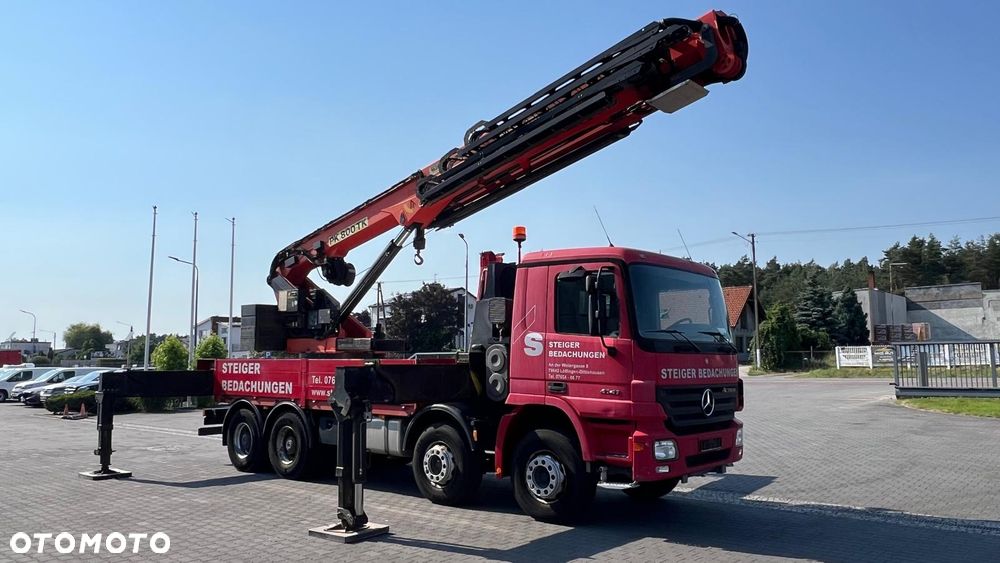Mercedes-Benz ACTROS 4141 8x4 V6 EURO 5 DŹWIG KRAN PALFINGER PK800TK TB-KB MP2 MP3 - 7