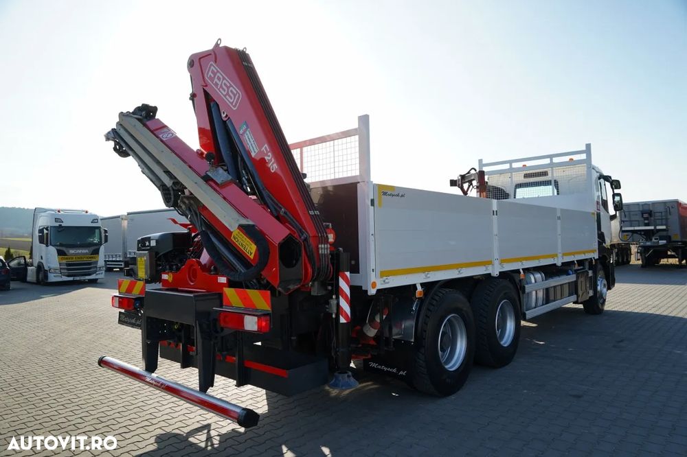 Renault C 430 / 6x4 / 7,2 M LIVRARE + CUPĂ FASSI F215A / EXTENSIE 10 M / RADIOCOMANDĂ / FURCĂ / ROTATOARE - 11