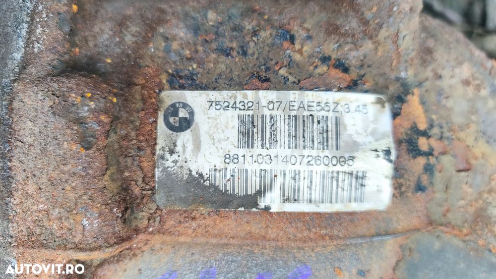 Diferential (grup) spate BMW E87 E90 E91 N46 N43 7524321 raport 3.45 - 2