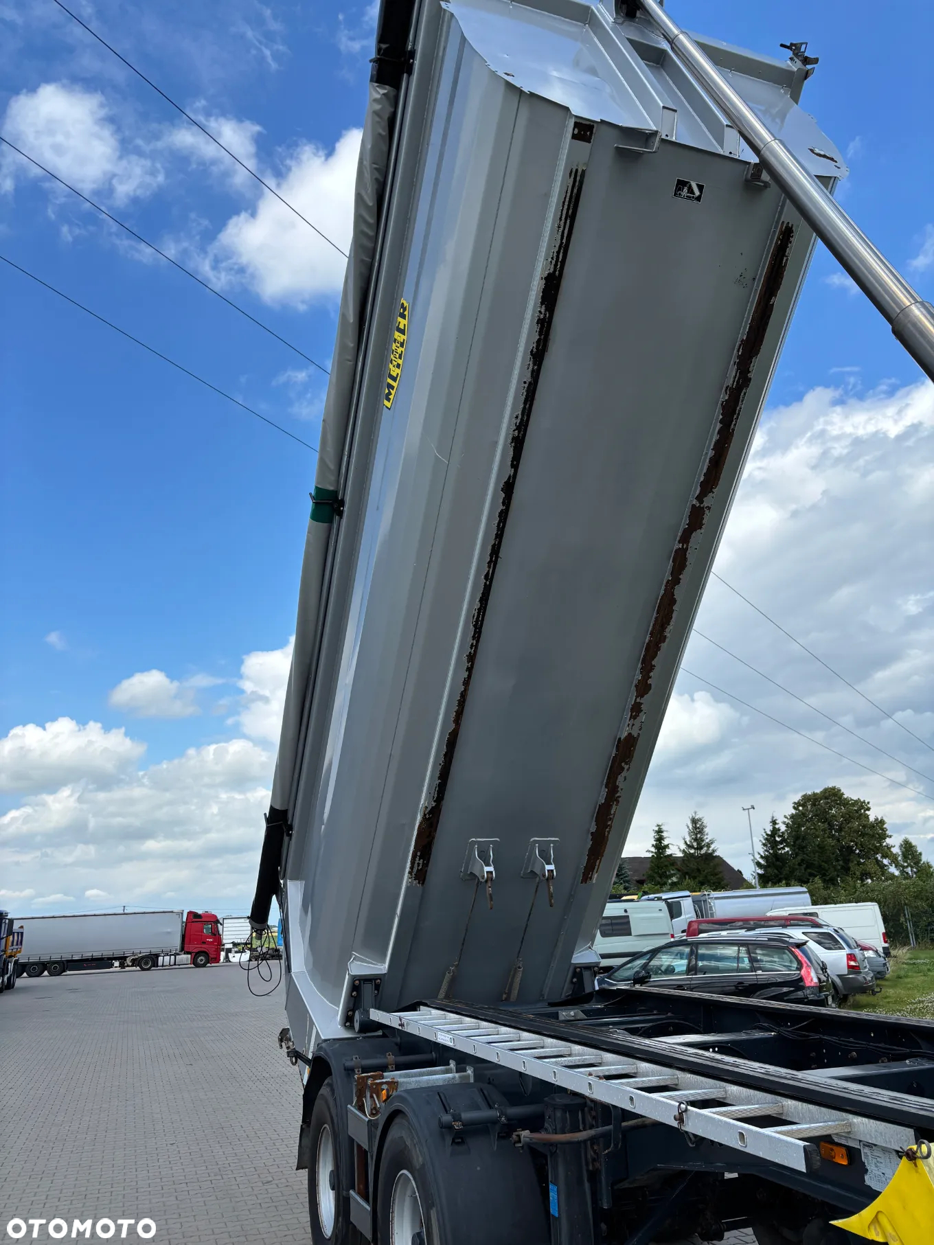 Meiller KISA 2 wywrotka stalowa 24m3 , (schwarzmuller, carnehl, schmitz) dwie osie , szeroki rozstaw , nacisk na oś 11000 kg. - 23