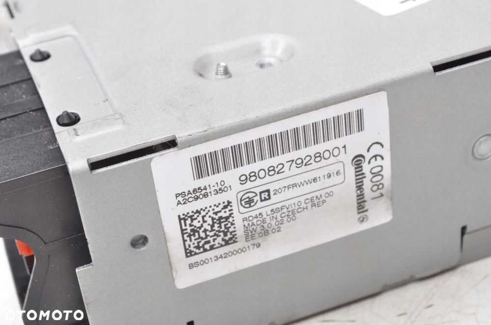 CITROEN C4 II RADIO 9808279280 - 6