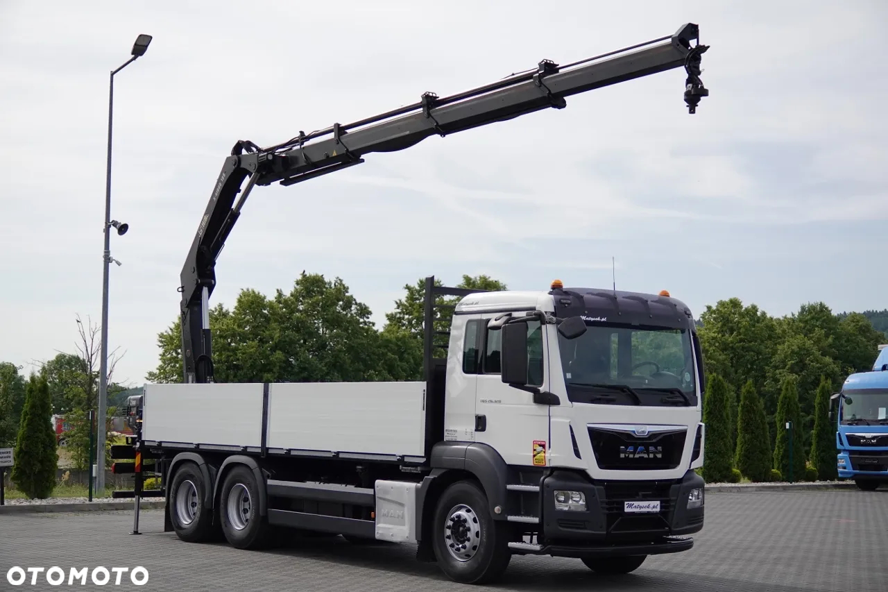 MAN TGS 26.320 / 6X4 / SKRZYNIOWY 6.5 M + HDS HIAB 188 BS-3 / MAX UDŹWIG: 4 900 KG / STEROWANIE RADIOWE / ROTATOR / EURO 6 - 2