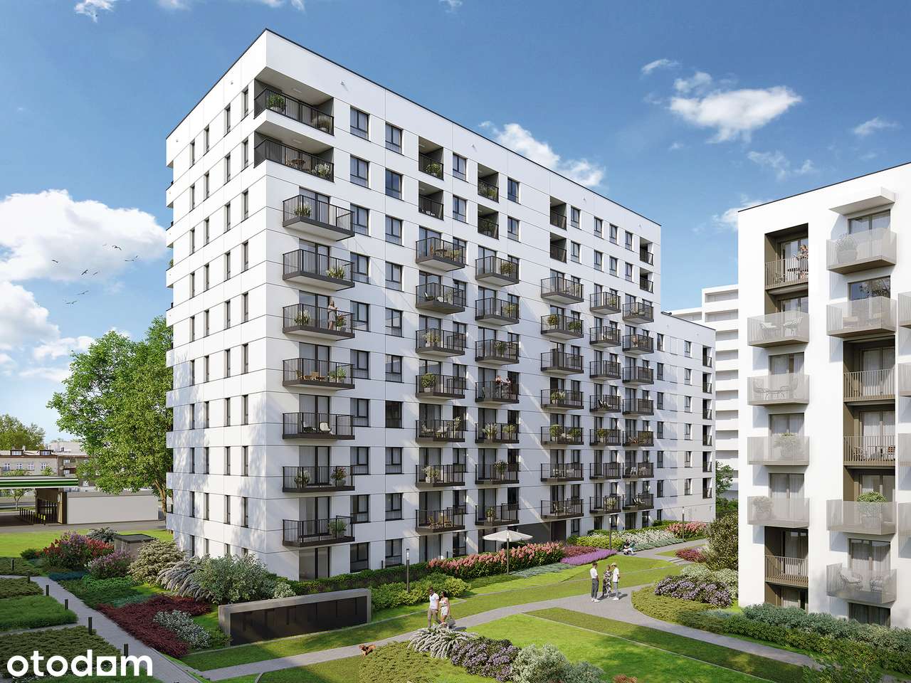 2-pokojowe mieszkanie 42m2 + loggia Bezpośrednio