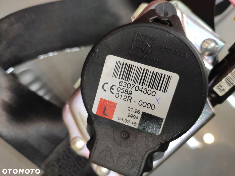 JAGUAR XF II X260 3.0D PAS LEWY PRZÓD NAPINACZ PIROTECHNIK CZARNY ORYGINAŁ - 7