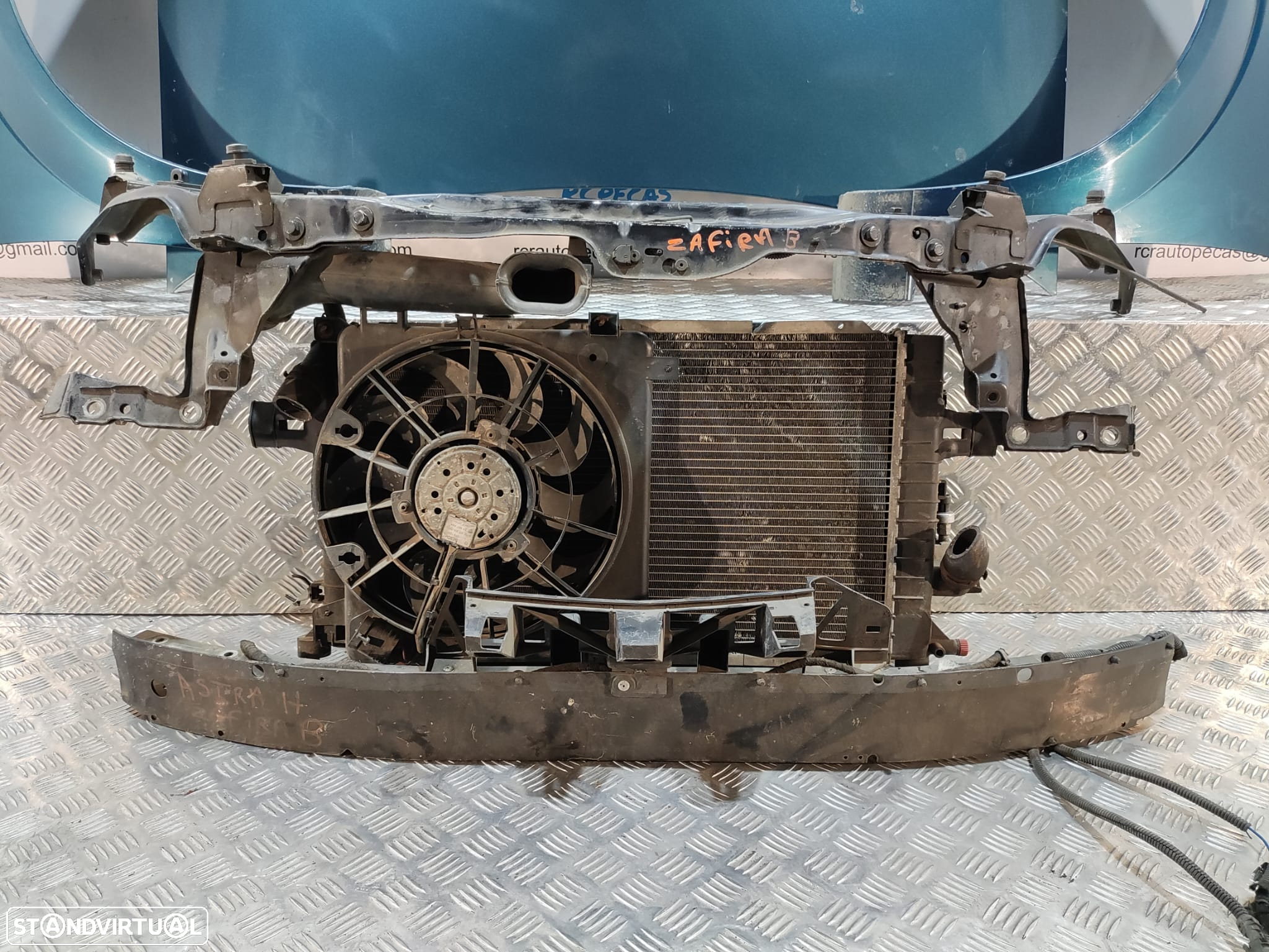 FRENTE COMPLETA OPEL ZAFIRA B A05 CAPOT PARACHOQUES GUARDA-LAMAS OTICAS RADIADOR - 8