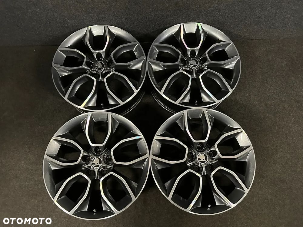 Alufelgi SKODA Kodiaq, Karoq, Superb III, Octavia III 19 cali 5x112 4szt. ładne! - 3