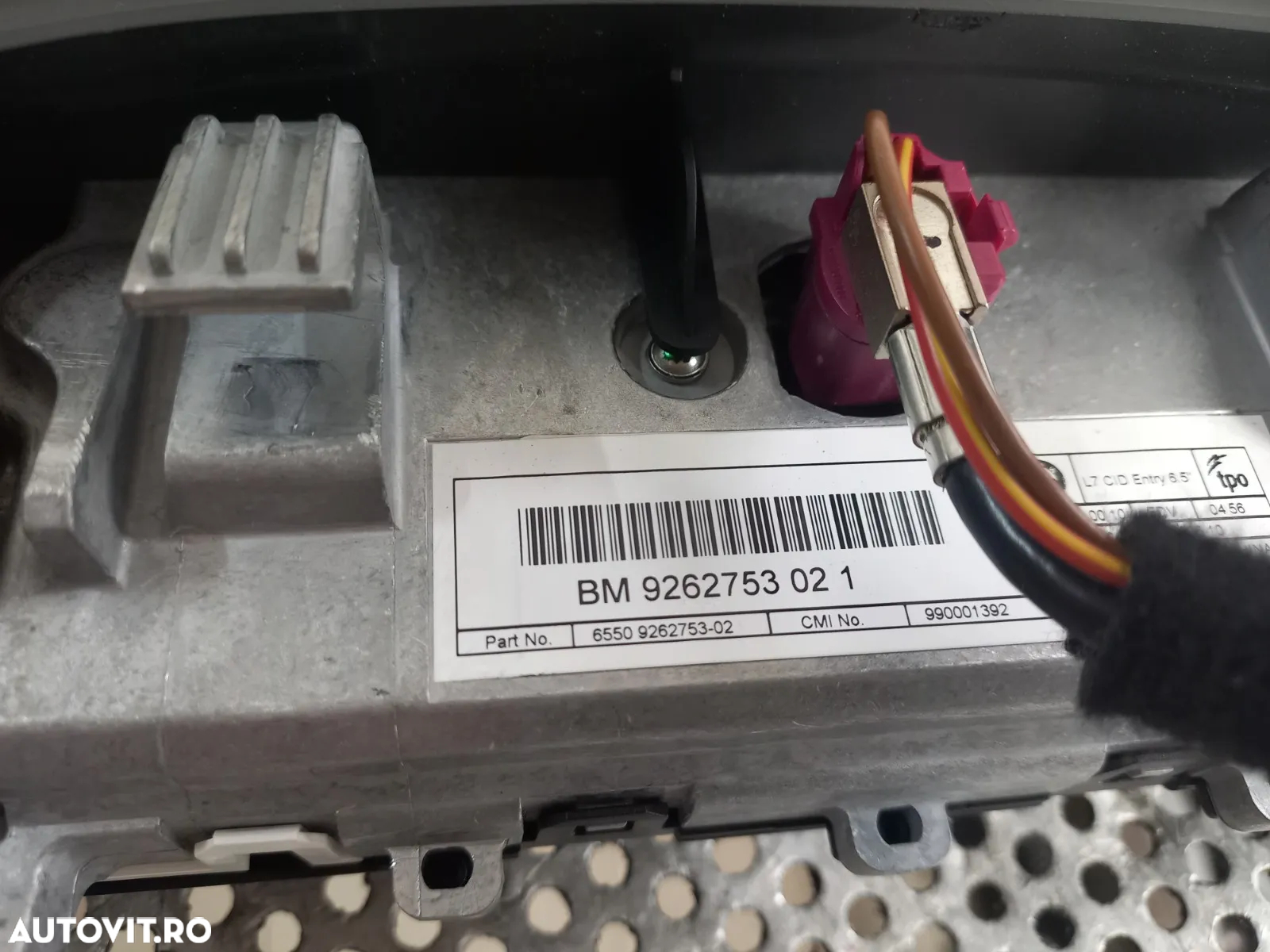 Display Radio Cd Navigatie Bmw F30 F31 Cod  Dezmembrez - Dezmembrari Arad - 8