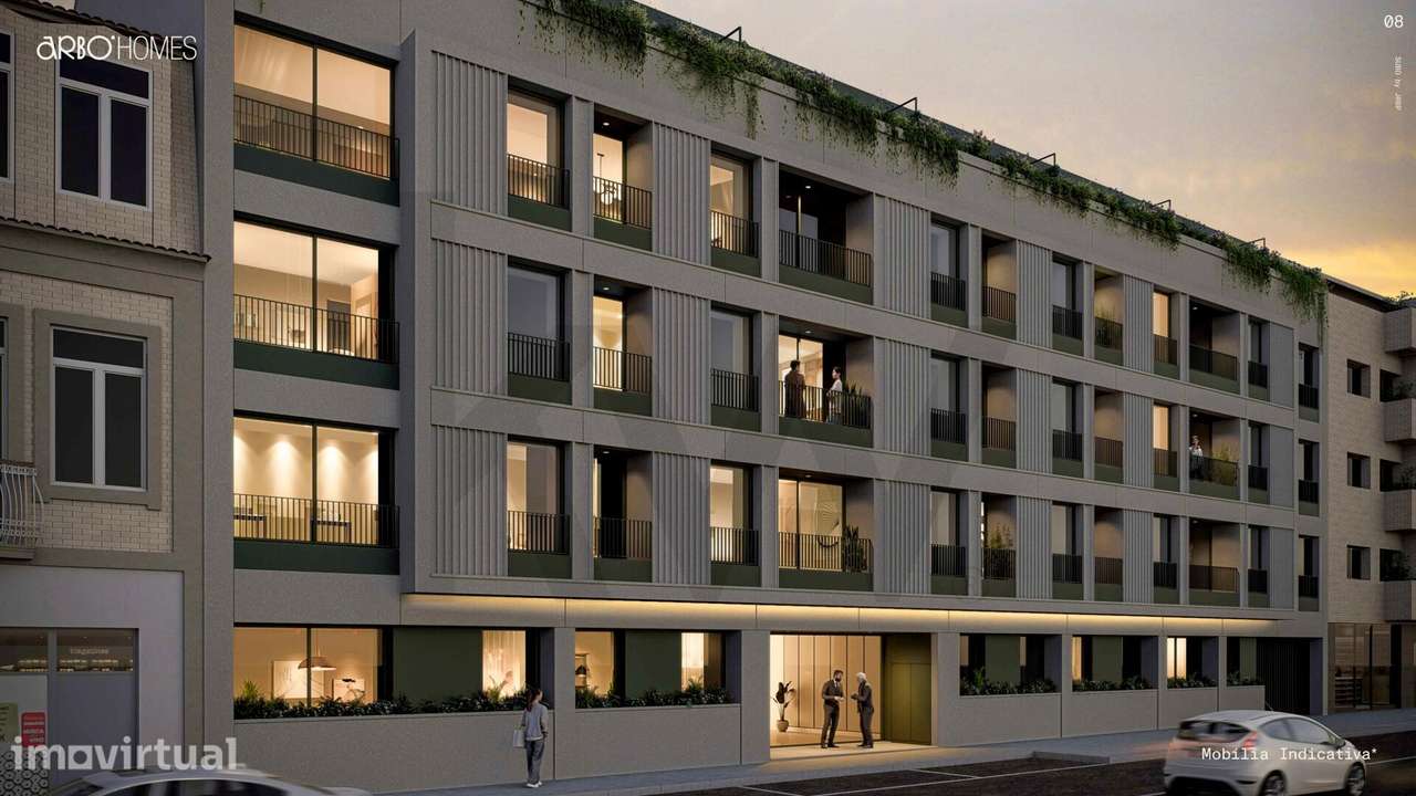 Apartamento T0 Design com Jardim e Piscina no Porto - Grande imagem: 3/15
