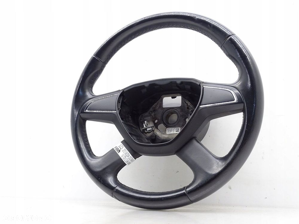 KIEROWNICA SKÓRA SKÓRZANA SKODA OCTAVIA III 5E 5E0419091P - 1