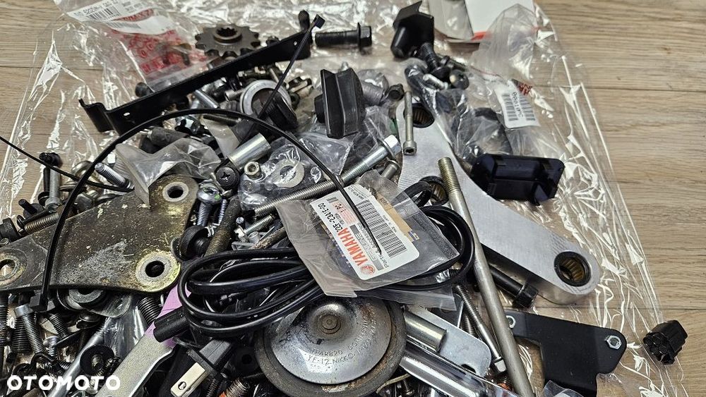 Zestaw śrub, mocowań i części motocyklowych / mechanicznych / mix elementów - 5