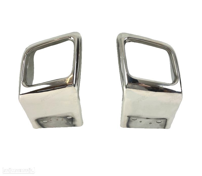 PONTEIRAS DE ESCAPE RANGE ROVER EVOQUE 10-18 LOOK DYNAMIC CROMADO - 2