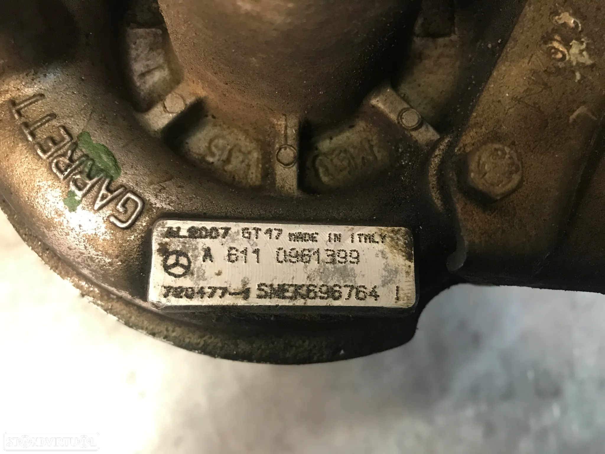TURBO MERCEDES VIANO / VITO W638 2.2CDI A6110961399 - 3