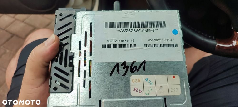 Radio Gamma IV Oryg. Volkswagen Passat B3 Golf III Vw T4 3B0035186A Idealne - 13