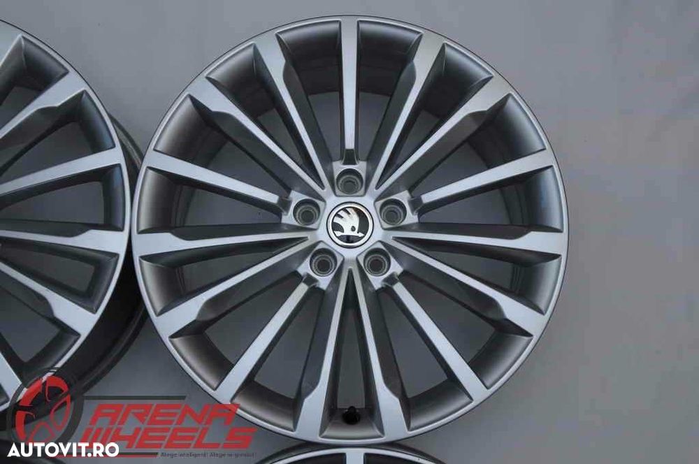 Jante Noi 19 inch Originale Skoda Superb Karoq Kodiaq Enyaq Elroq R19 - 3