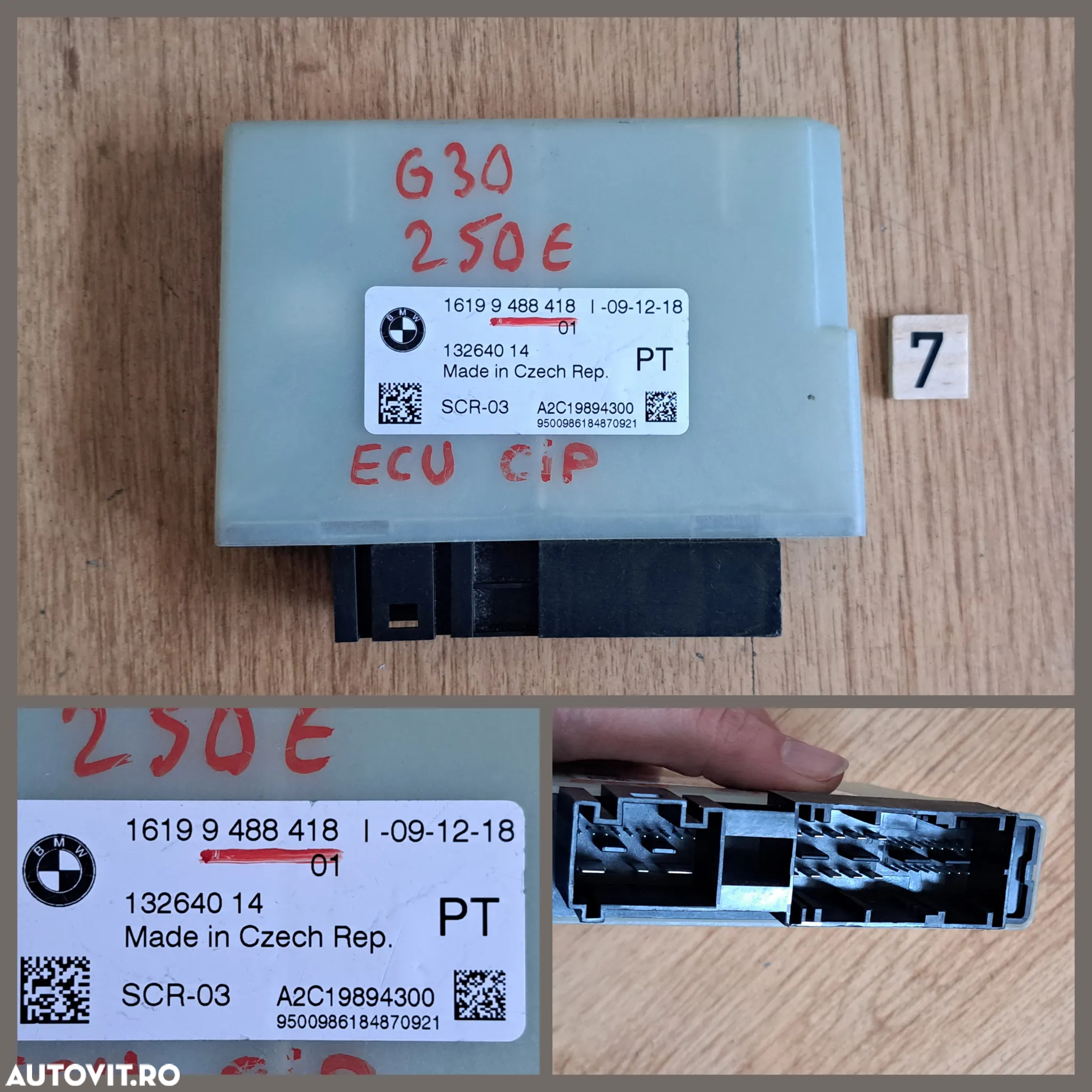 Modul ECU calculator CAS 4 CA, CG, CG-ELV, CAS 2, calculator telematic , modul cutie de transfer , ECU SCR adblue Seria E F G 520d 530dX 640d 750dX 650iX 760LiS - 7