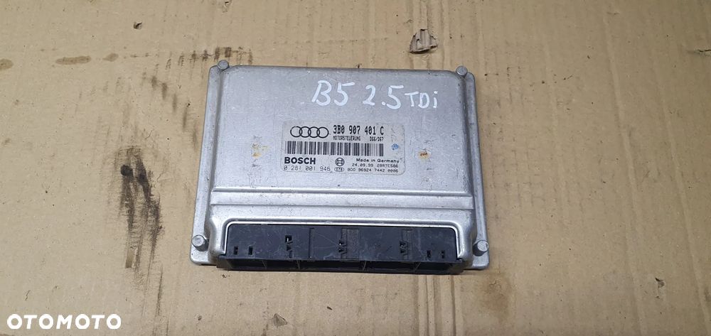 Komputer sterownik silnika VW Passat B5 2.5 TDI 3B0907401C - 1
