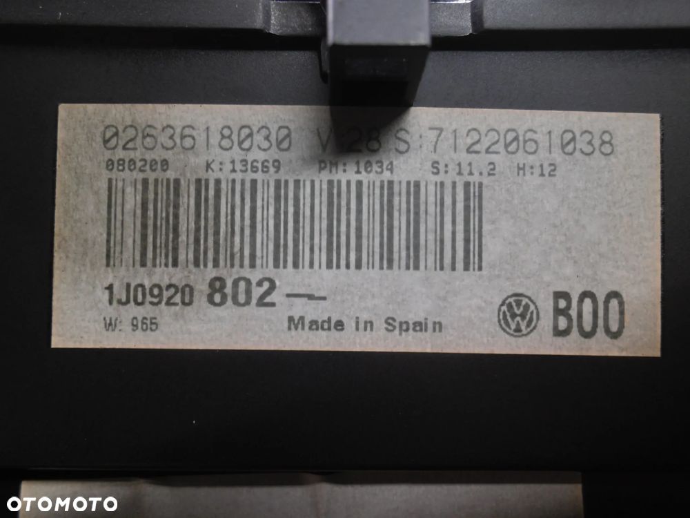 LICZNIK VW GOLF IV 4 1.4 1J0920802 POSIADAM 2 SZT - 3