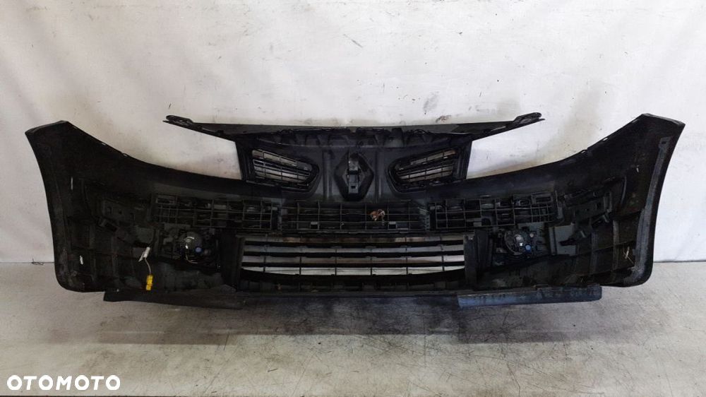 * ZDERZAK PRZÓD PRZEDNI DO RENAULT MEGANE II 2 LIFT FL HALOGENY NV676 CZARNY - 5