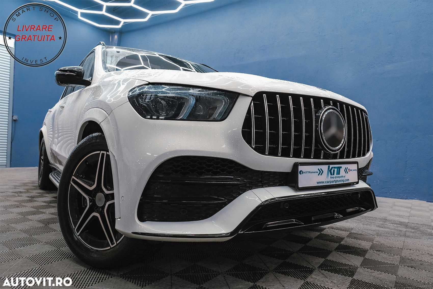 Grila Centrala Mercedes GLE SUV W167 V167 GLE Coupe C167 Sport Package (2019-Up) G- livrare gratuita - 16
