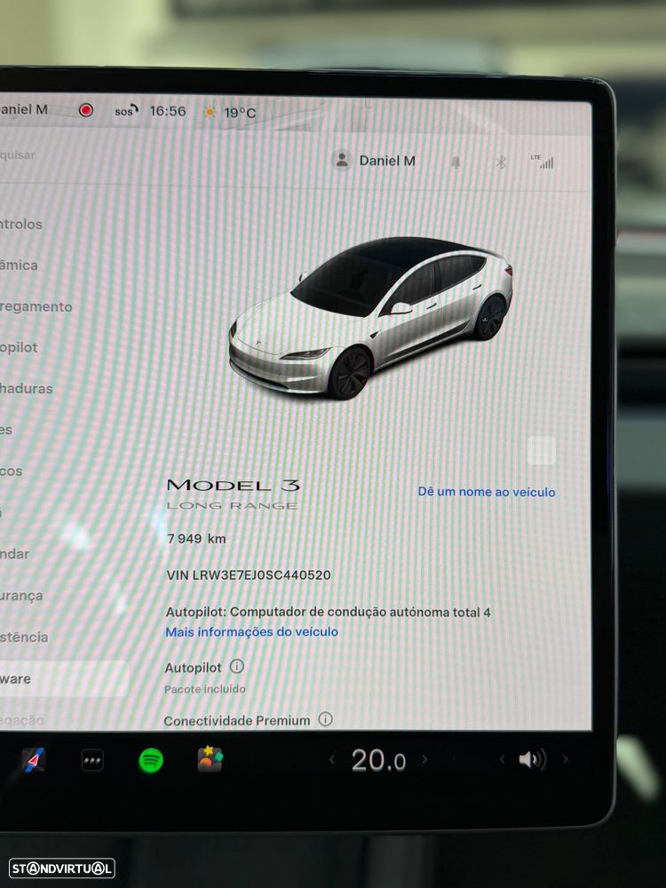 Tesla Model 3 Long Range Tração Traseira Premium - 16