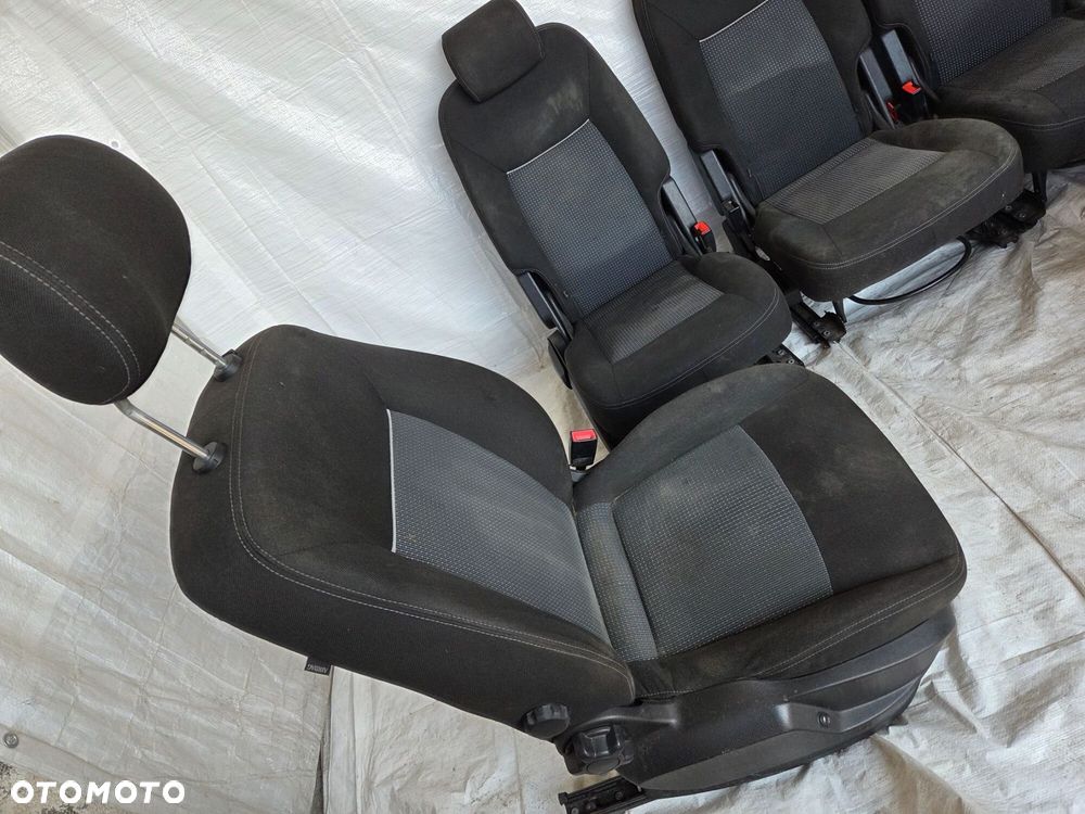 FORD GALAXY MK3 III LIFT UK ANGLIK FOTELE KANAPA TYŁ KOMPLET FOTELI - 2