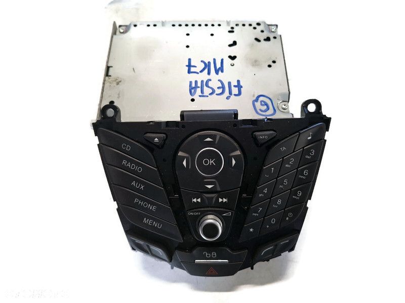 FORD FIESTA MK7 VII 15r RADIO PANEL STEROWANIA E1BT-18C815-GE C1BT-18K811PA - 1