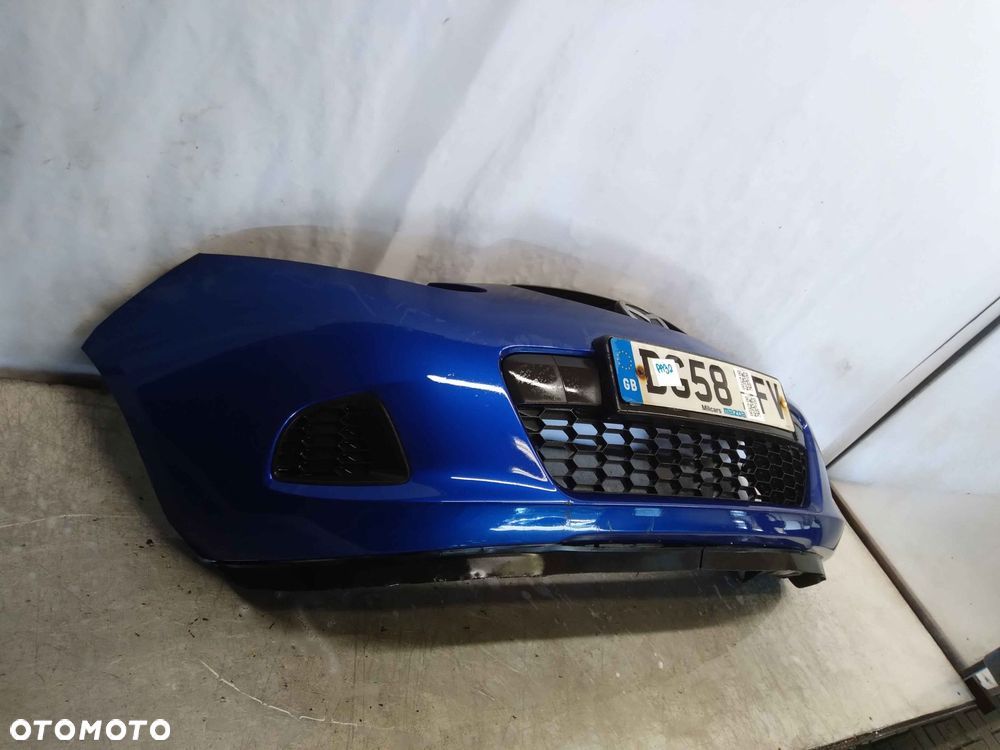 !  ZDERZAK PRZÓD  PRZEDNI MAZDA 2 II  DE 07-11R 34J NIEBIESKI - 3