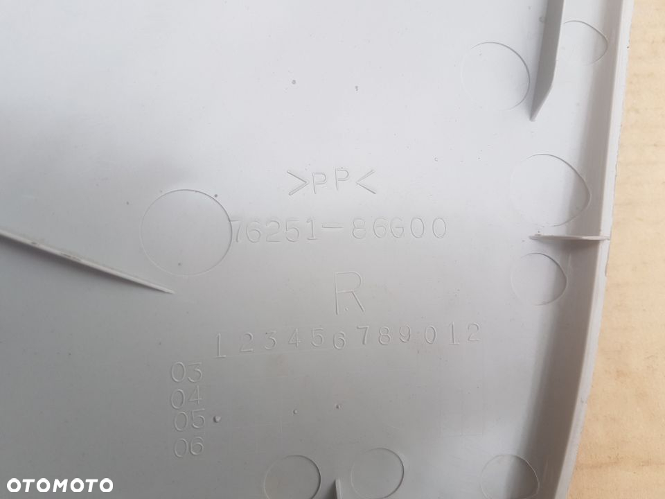Suzuki Ignis MH Subaru G3X Justy górne boczki bagażnika tapicerki boczek - 7