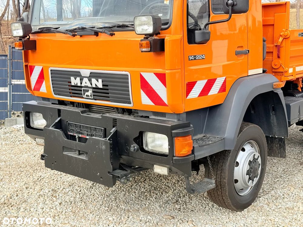 MAN * MAN 14-220 * Kiper Wywrotka Meiller * 4x4 * Zimowe Utrzymanie * Unimog * - 3