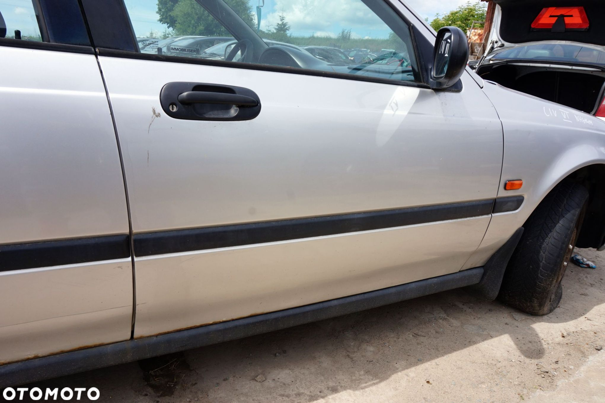 DRZWI PRZEDNIE PRAWE CIVIC VI KOMBI NH614M  SREBRNY HONDA 1995-2001 - 2