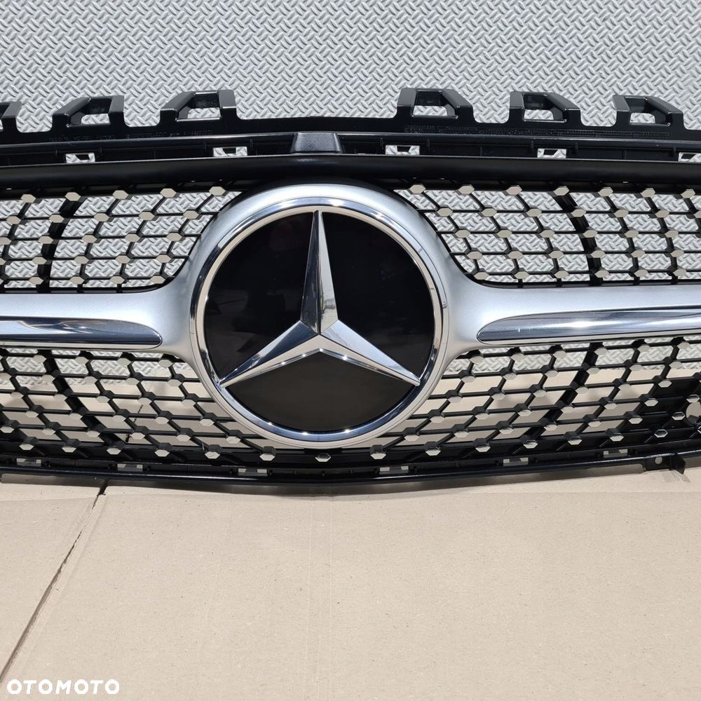 mercedes cla w118 c118 grill atrapa diamant czarny - 8