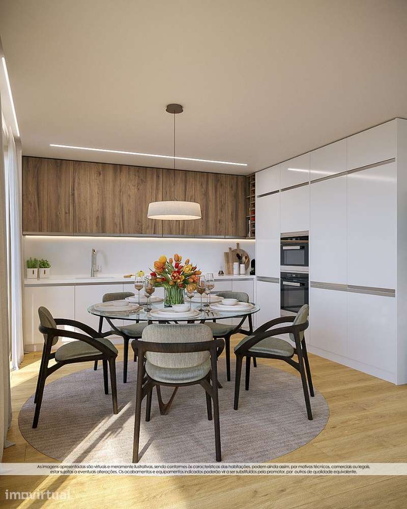 Apartamento T3 com 3 casas de banho, varanda e garagem - Grande imagem: 4/12