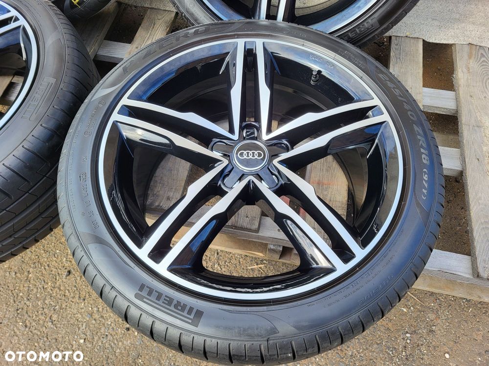 [K337] Koła aluminiowe 18 Cali 5x112 Pirelli 245/40 22r Audi LATO - 4