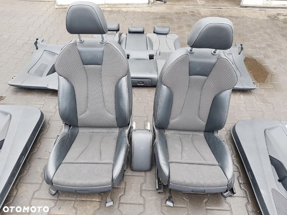 AUDI A3 8V 13-16r S-LINE HB FOTELE PÓŁSKÓRY KANAPA 3D - 3