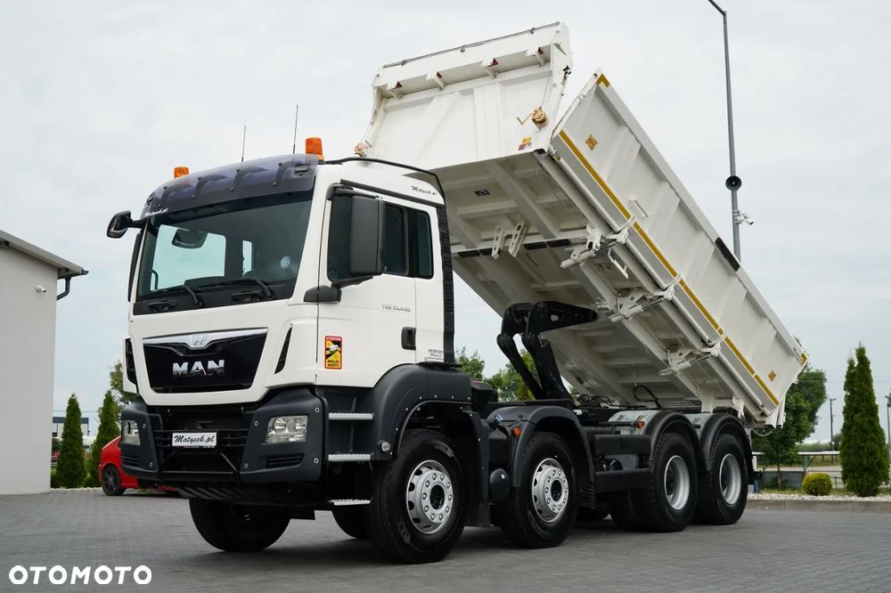 MAN TGS 35.440 / 8X4 / WYWROTKA 2 STR. / HYDROBURTA / BORDMATIC / ZABUDOWA MEILLER KIPPER - 2