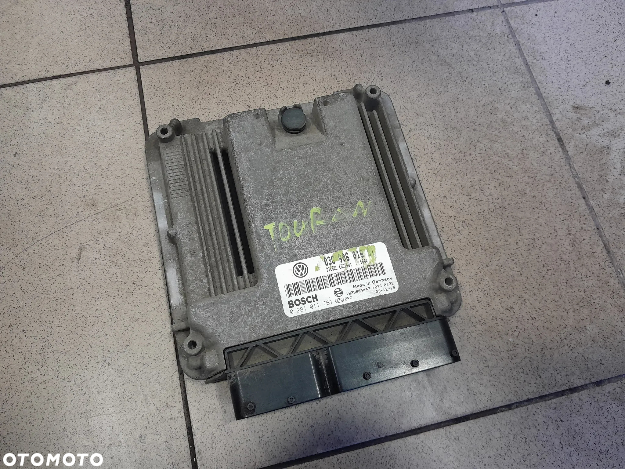 Sterownik silnika VW Touran 1.9 TDI 03G906016BT - 3