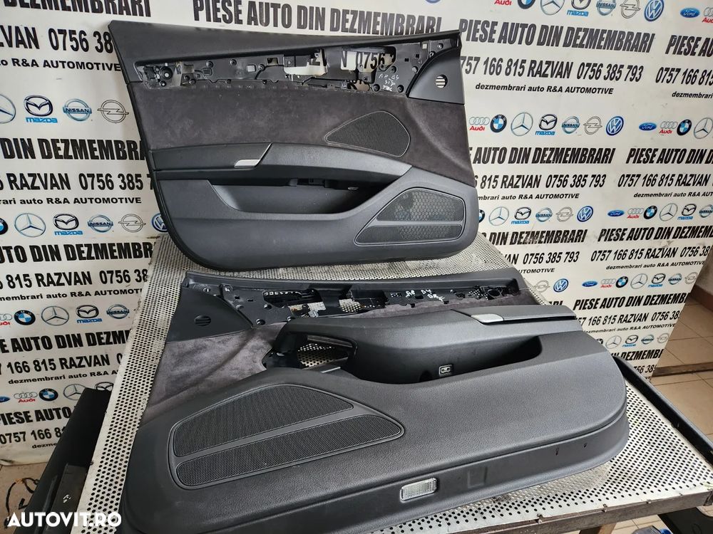 Fata Tapiterie Usa Fata Spate Audi A8 4H D4 Volan Stanga Alcantara An 2010-2011-2012-2013-2014-2015 - 2