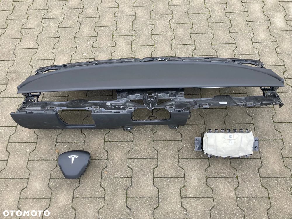 TESLA 3 Y DESKA KONSOLA KOKPIT PLPIT PÓŁKA PARAPET AIRBAG PODUSZKI POWIETRZNE KIEROWCY PASAŻERA KOLAN KOLANOWA AIR BAG FOTELA W FOTEL KURTYNA KURTYNY NAPRAWA SRS PASY PAS BEZPIECZEŃSTWA NAPINACZE DOPINACZE NAPINACZ DOPINACZ naprawa regeneracja Raz2 !!! - 6
