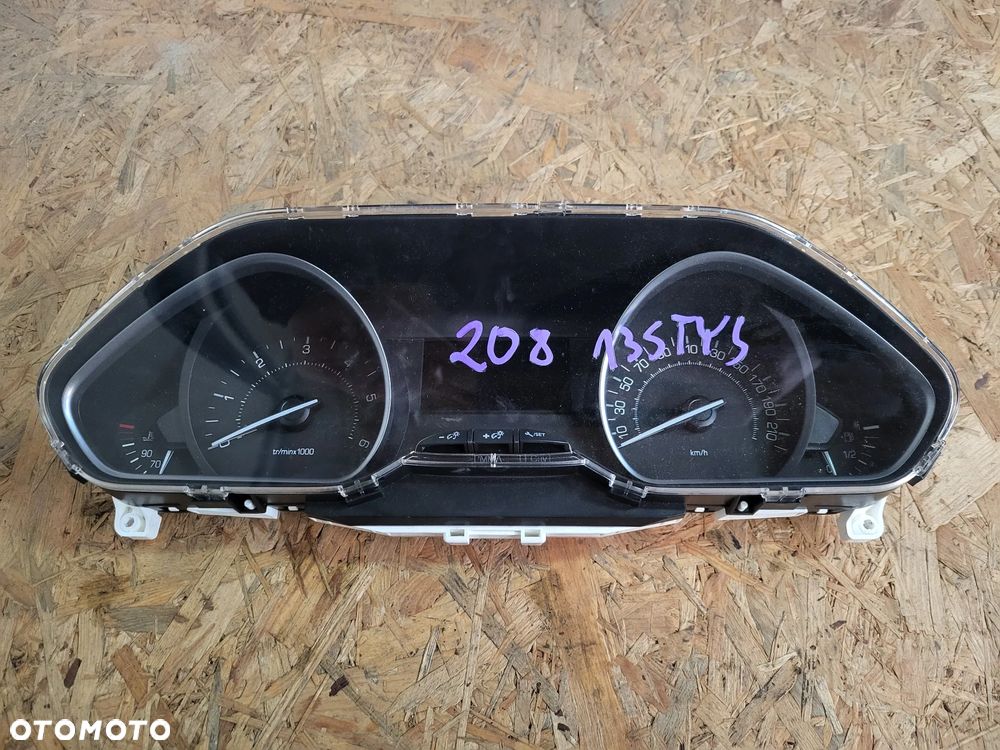 Licznik zegary EU Peugeot 208 Lift 1.6 E HDI - 1
